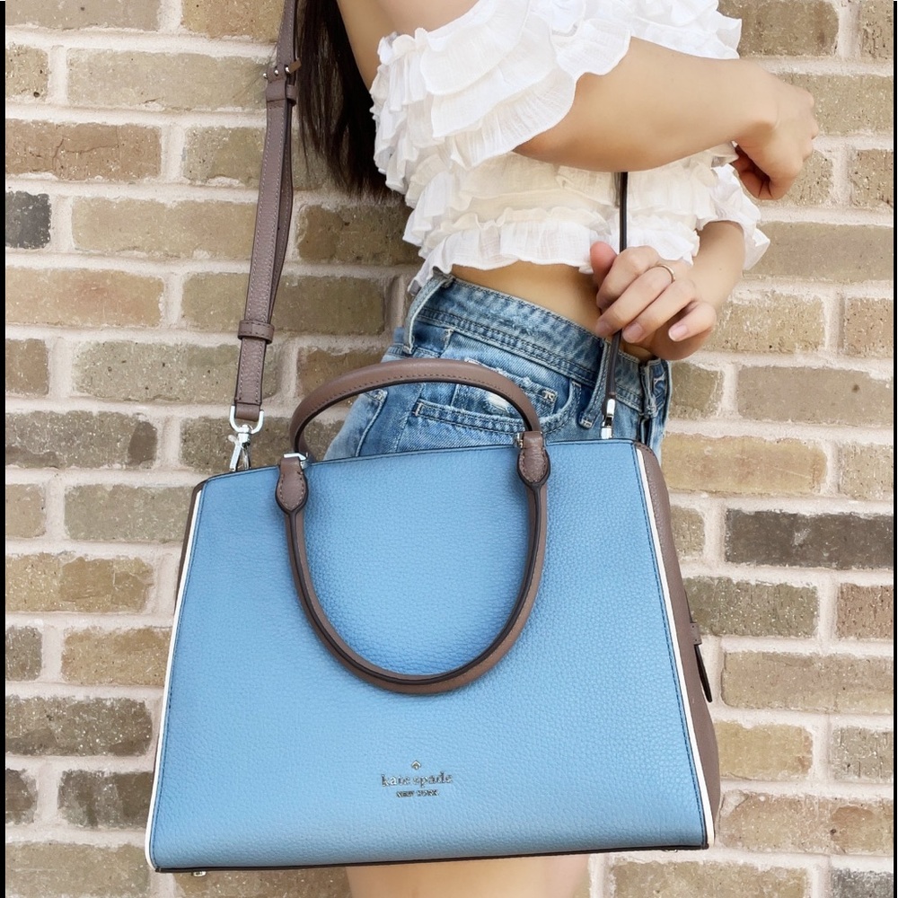 Gaby’sBags💕NWT Kate Spade Leila Satchel - Picture 2 of 4